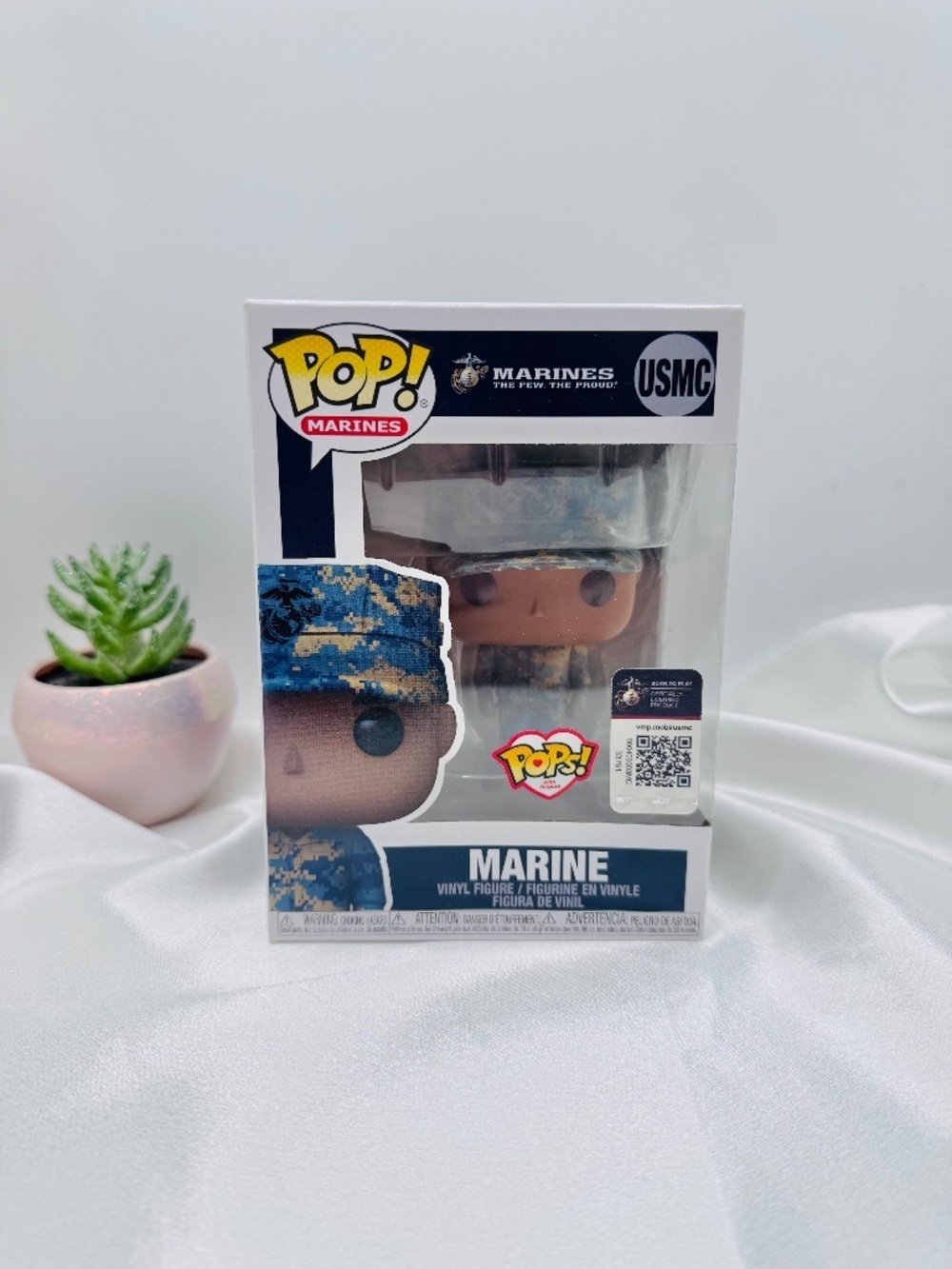 Funko Pop! Marines USMC Marine Vinyl Figure – Pops With Purpose Brown Skin tone